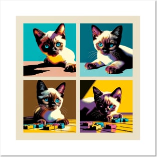 Tonkinese Pop Art - Cute Kitties Posters and Art